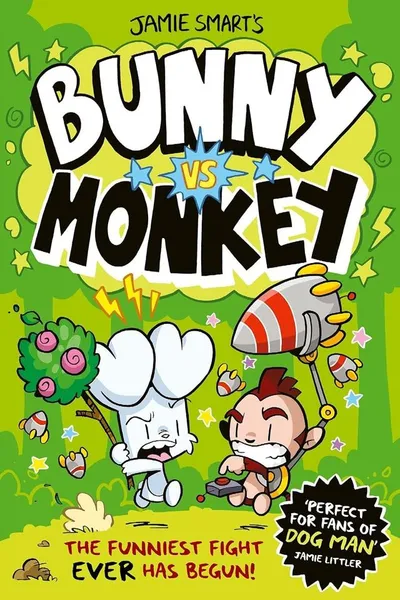 Bunny vs. Monkey book cover