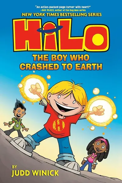 Hilo: The Boy Who Crashed to Earth book cover